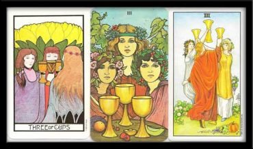 three of cups