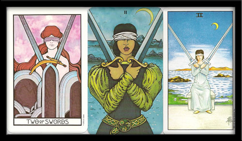 Two of Swords Tarot Card Meanings and Descriptions
