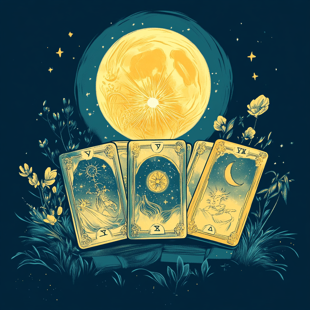 Using Tarot for Each Moon Phase